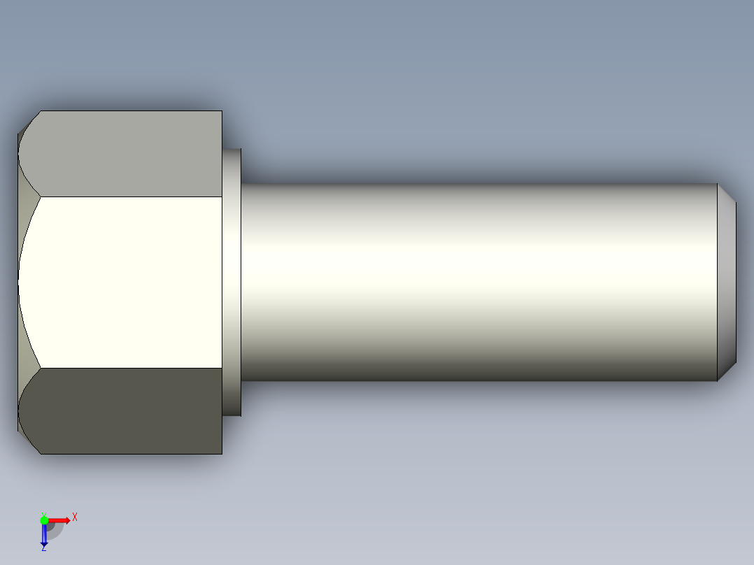螺栓-Screw-M8-20-15-9-12-45-Yes.stp俯视图