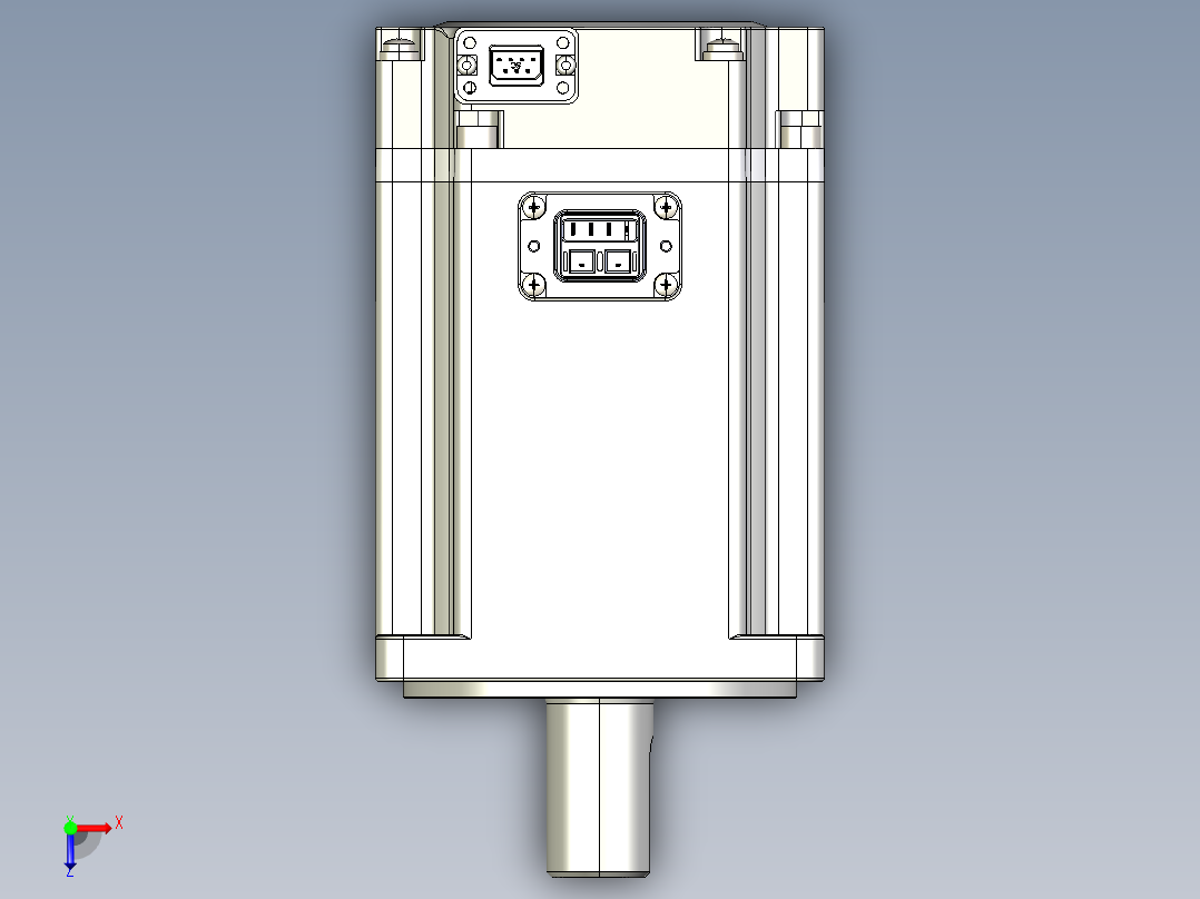 电机MS6S-80TH30B3-21P0.IGS俯视图