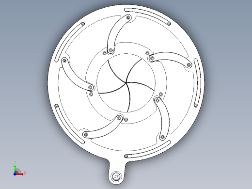 虹膜机构7前视缩略图