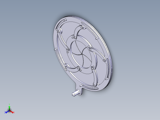 虹膜机构7正等轴测缩略图