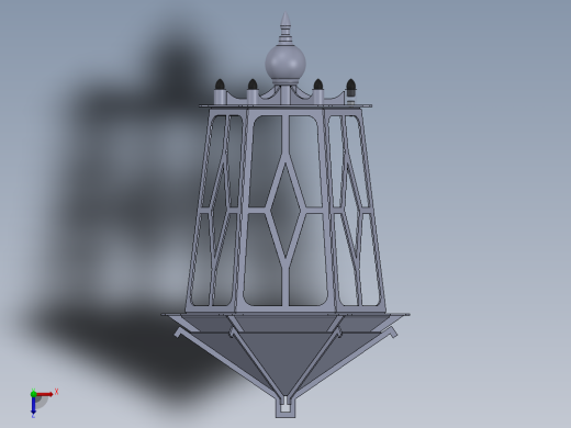 花园灯俯视缩略图