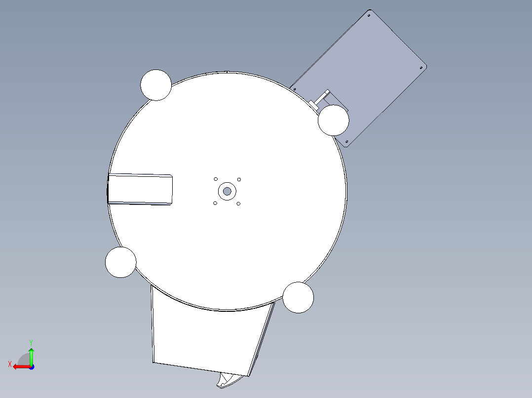 核桃去皮机-X_T后视图