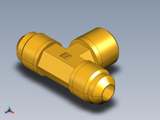 扩口式工业通用硬管接头Male Branch Tee 145F-6-6