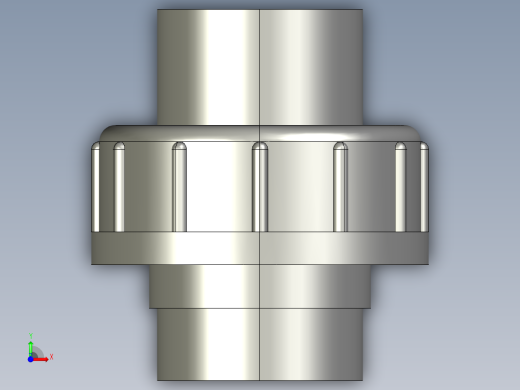 聚氯乙烯配件29-Sch80_Union T375_SxS_897-375-007_0.75in前视缩略图