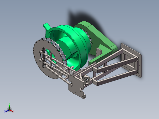 震动光饰机正等轴测缩略图