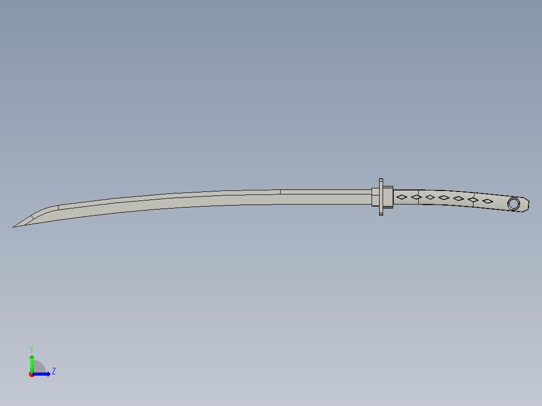 剑、宝剑(126)左视图