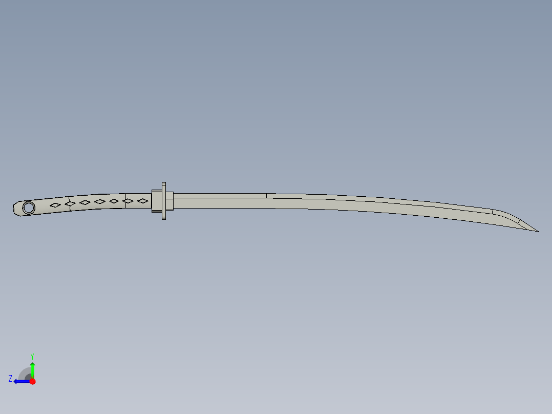 剑、宝剑(126)右视图
