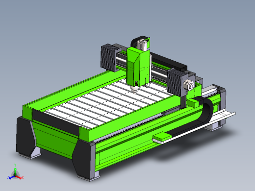 1020铝板门花雕刻机sw18可编辑