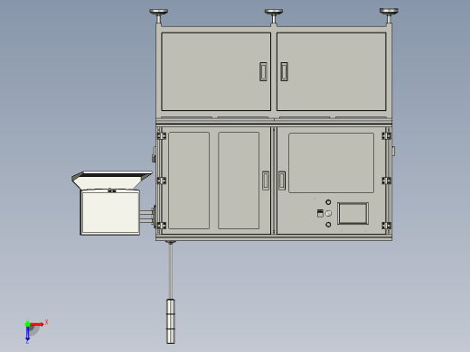PCB正反面翻板点胶step俯视缩略图
