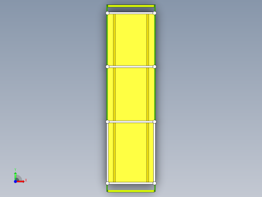 无动力滚筒导向架前视缩略图