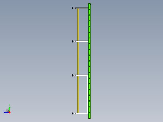 无动力滚筒导向架右视缩略图