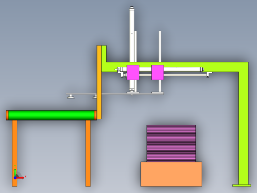 纸板吸取机构前视缩略图