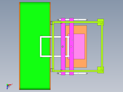 纸板吸取机构俯视缩略图