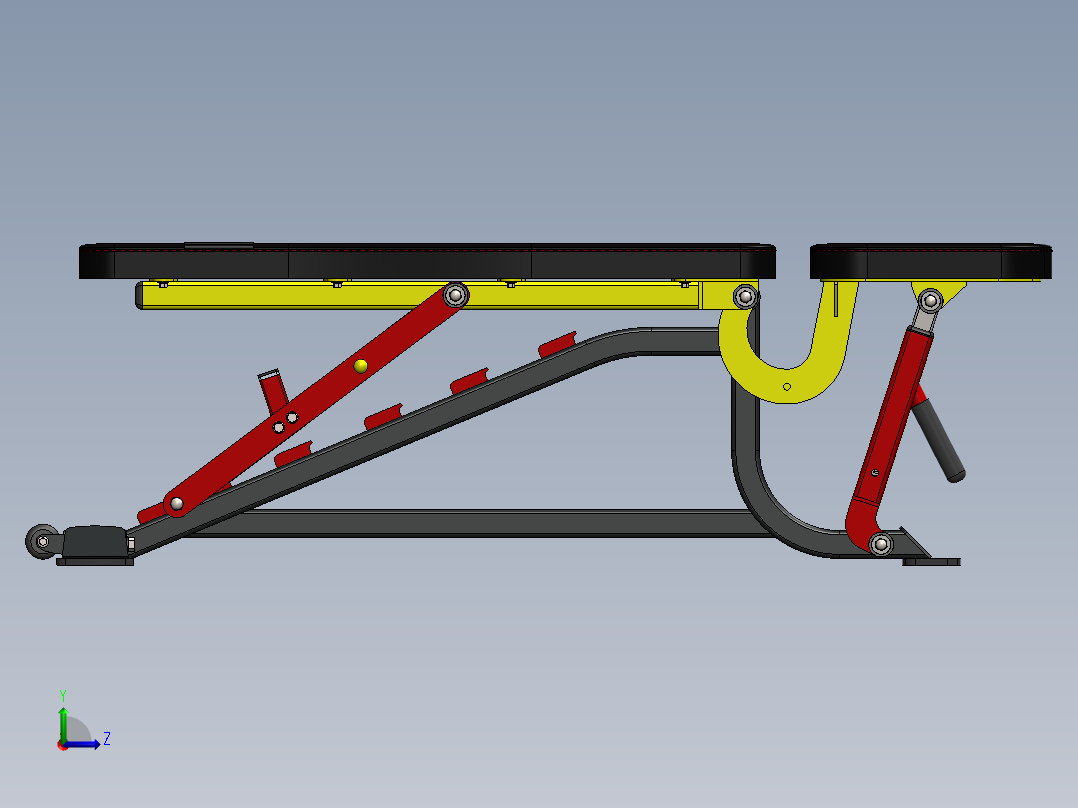健身器材(86)左视图