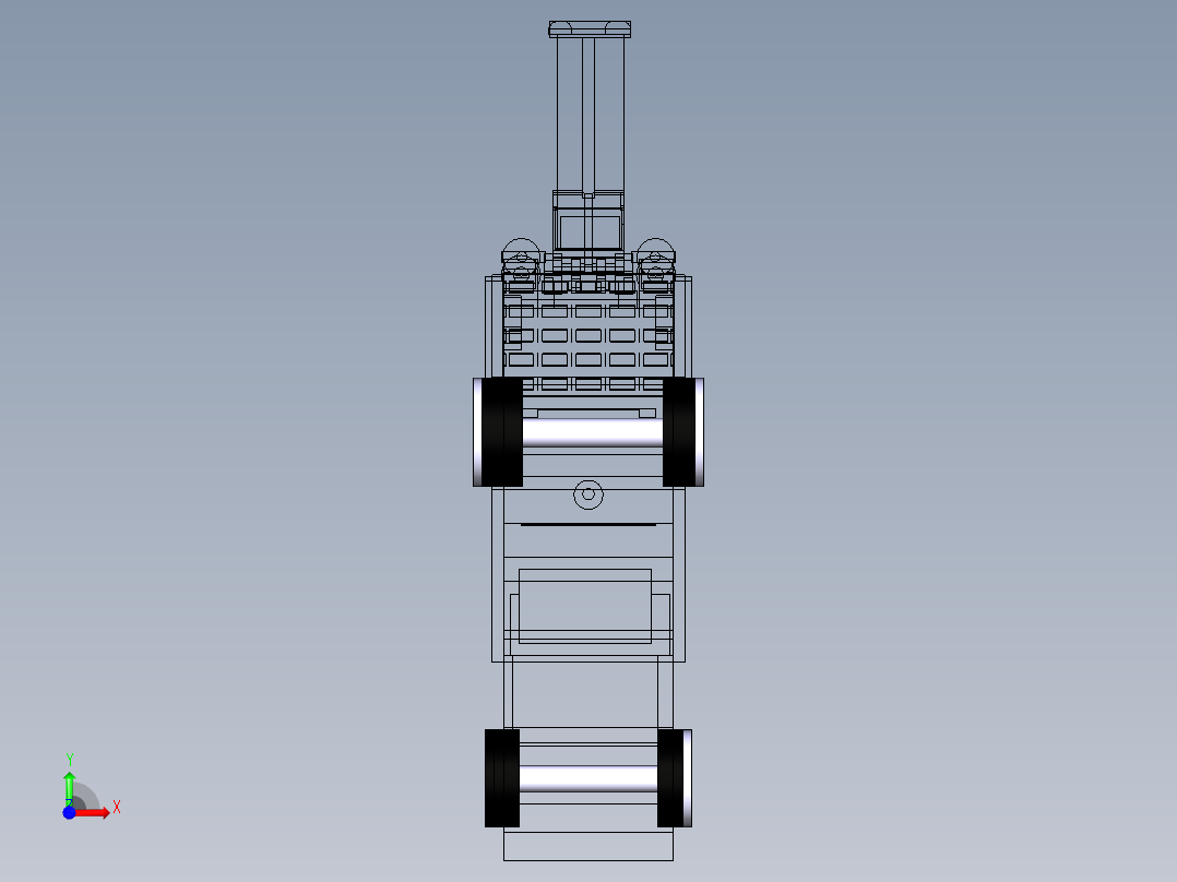B3003925-自动垃圾拾取器前视图
