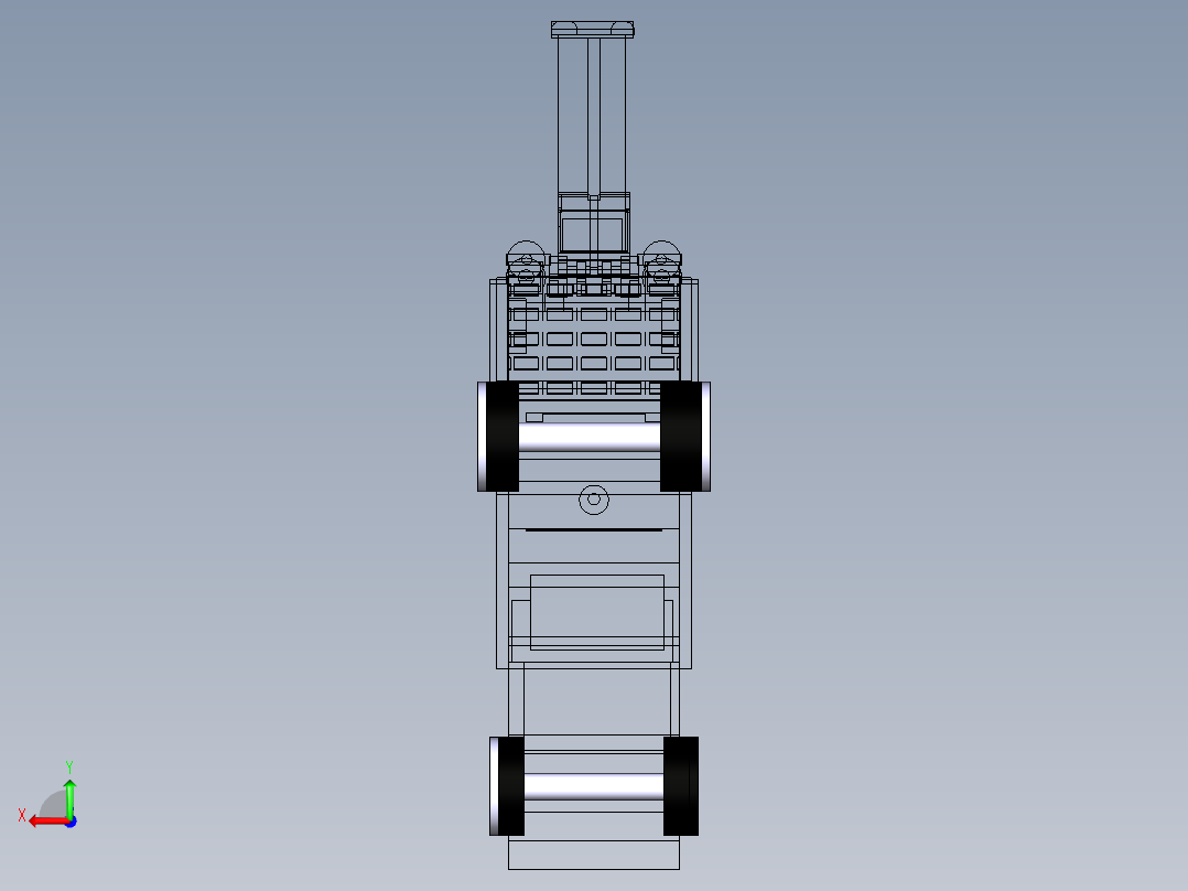 B3003925-自动垃圾拾取器后视图