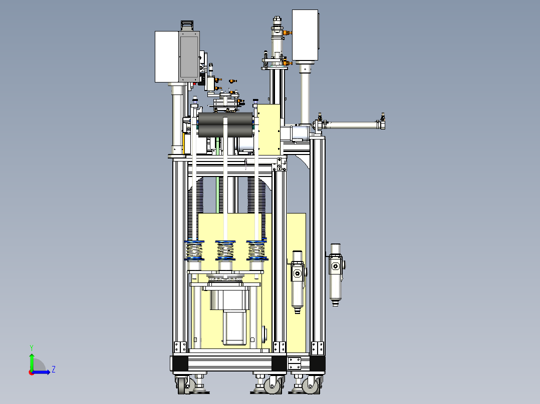 自动密封机左视图