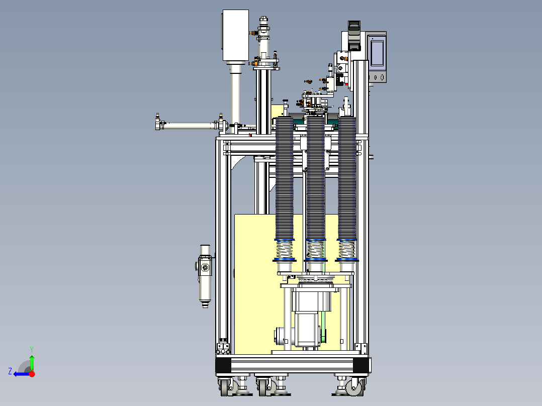 自动密封机右视图