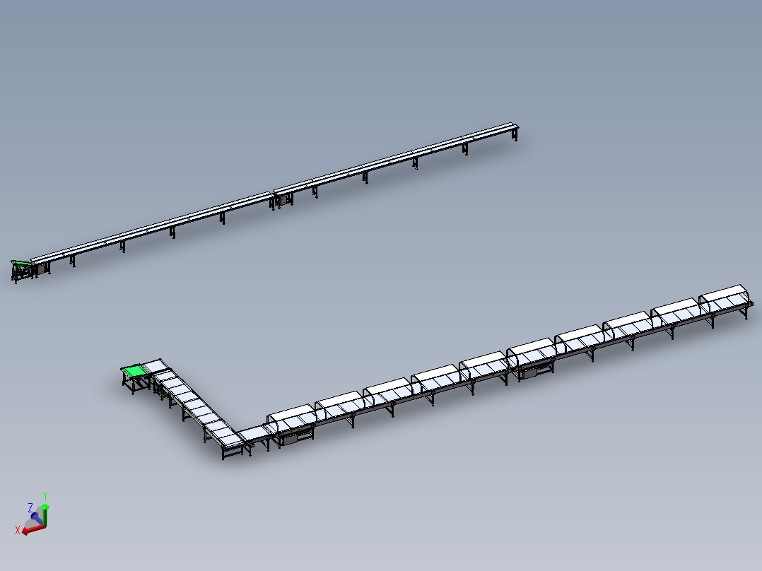 食品皮带输送生产线