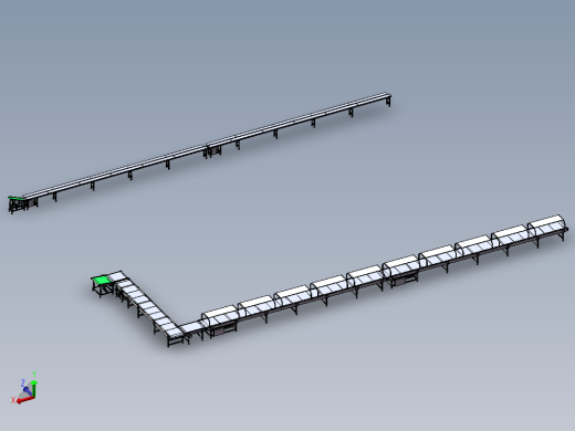 食品皮带输送生产线