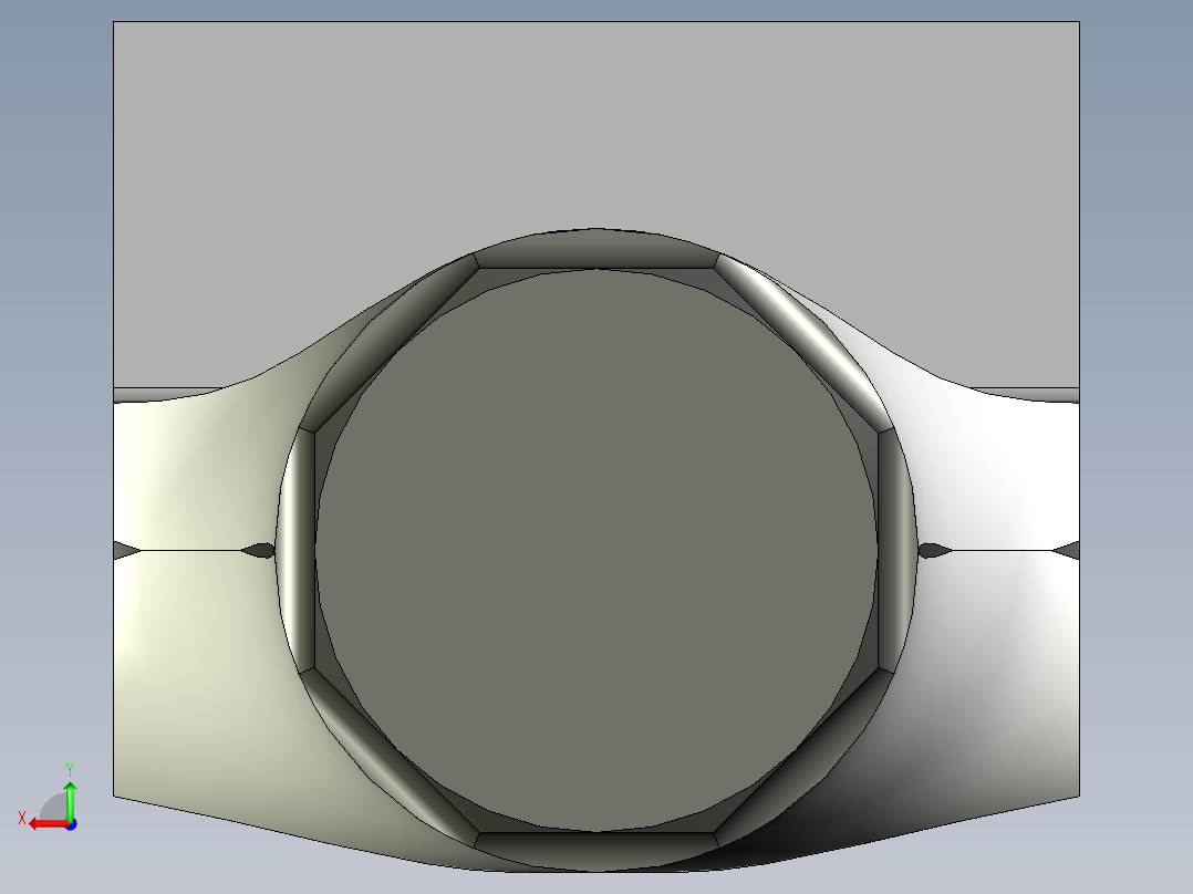 用于快换凿锤的凿子后视图