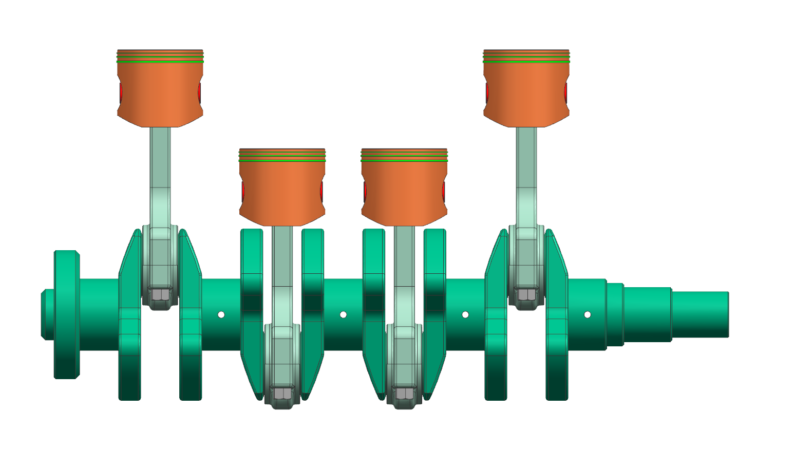 EA211发动机活塞连杆曲轴-1620378--80