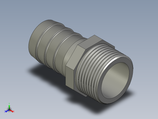 螺纹管水管接头-有边 [DN25X27]