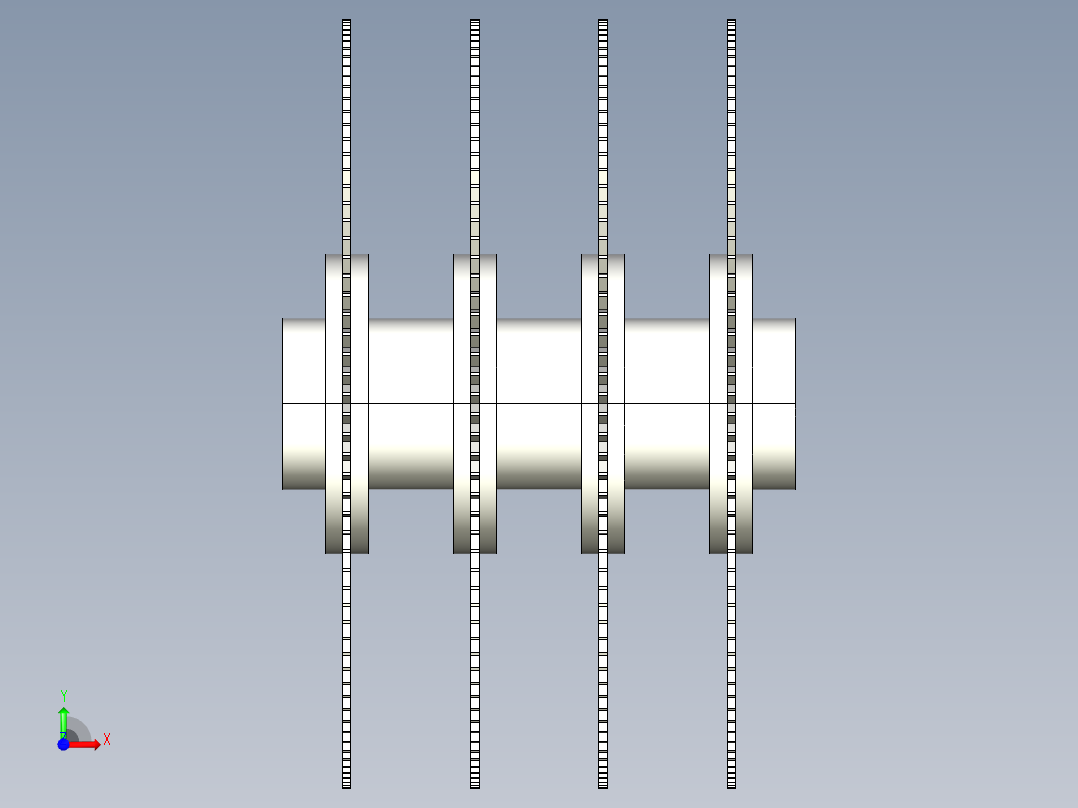 废旧电池切割机前视图
