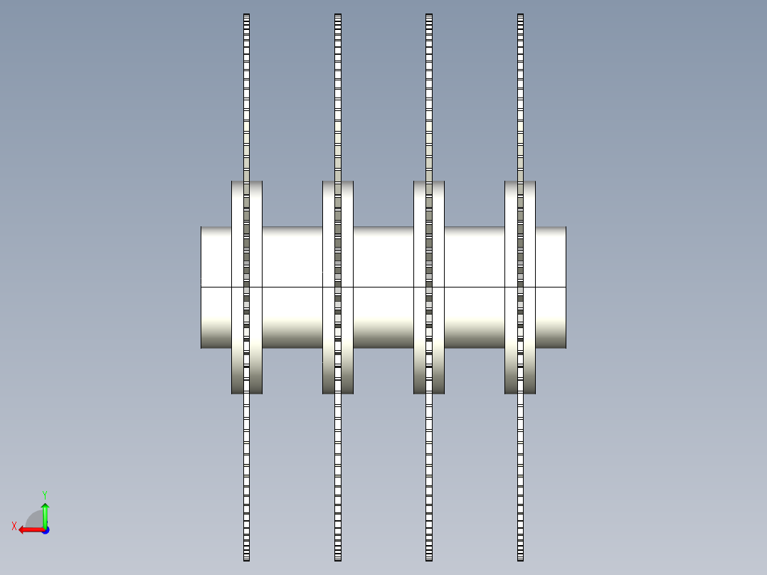 废旧电池切割机后视图