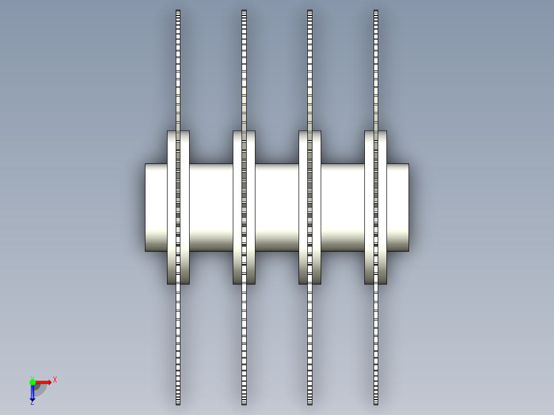 废旧电池切割机俯视图