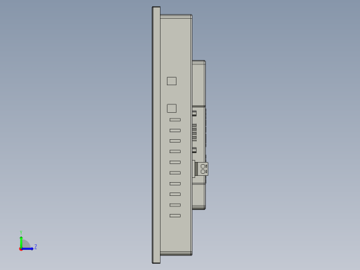 昆仑通态泰触摸屏TPC1062kx-V21左视缩略图