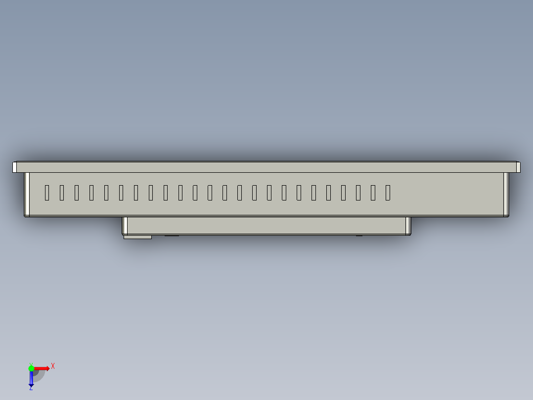 昆仑通态泰触摸屏TPC1062kx-V21俯视图