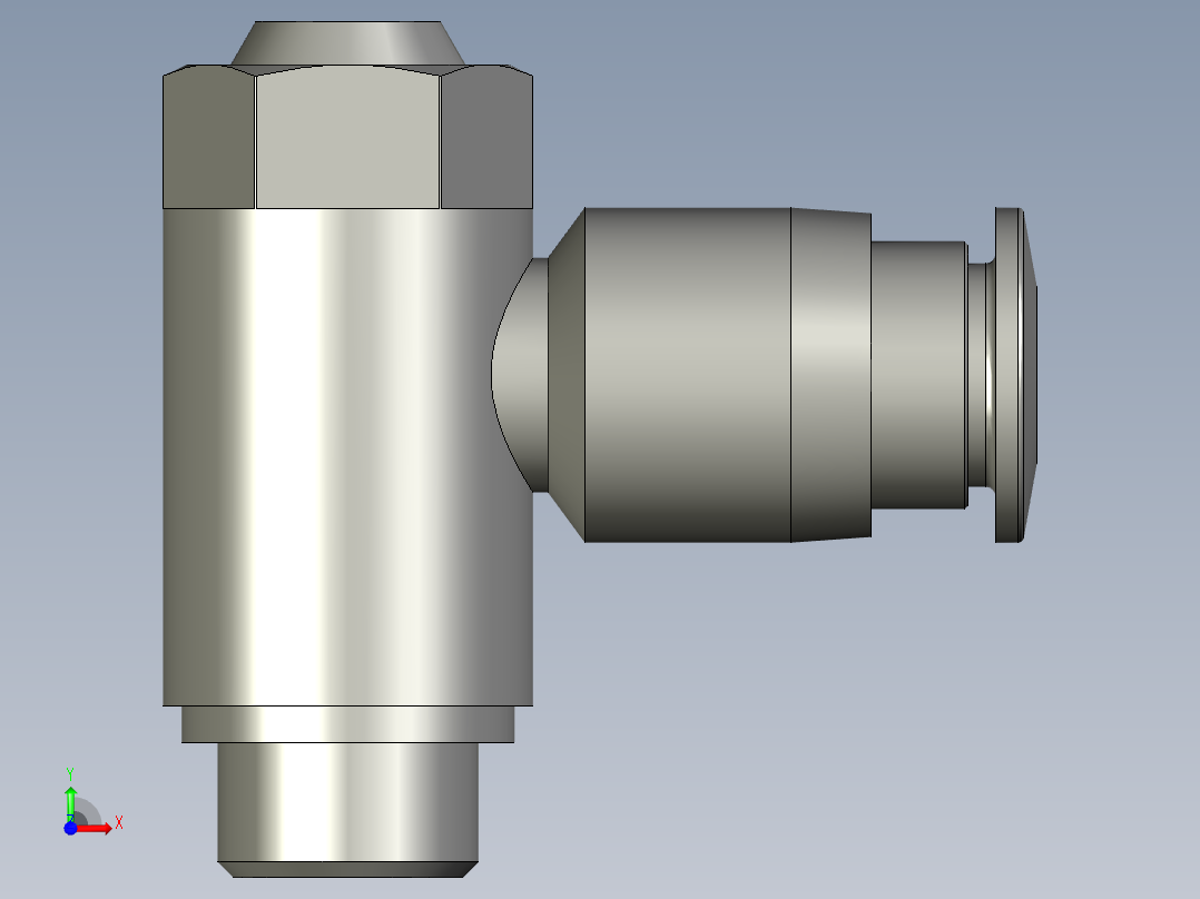 GRLA-1-8-QS-6-D前视图