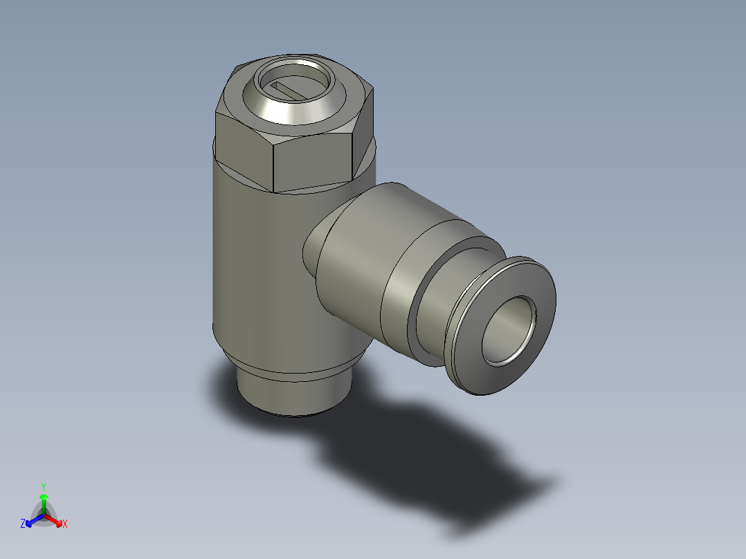 GRLA-1-8-QS-6-D正等轴测图