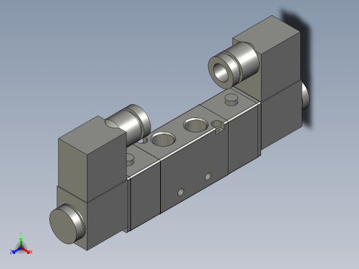 五口二位电磁阀4V22008A