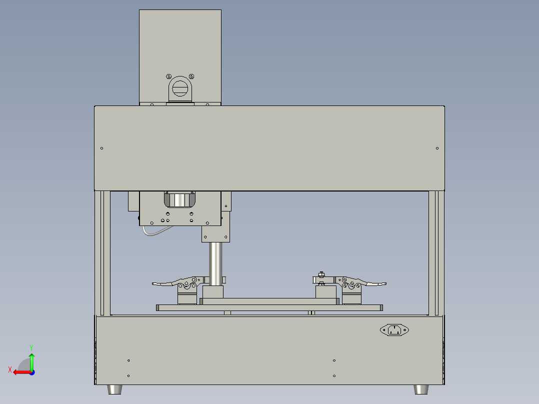 加工用焊锡膏涂覆装置后视图