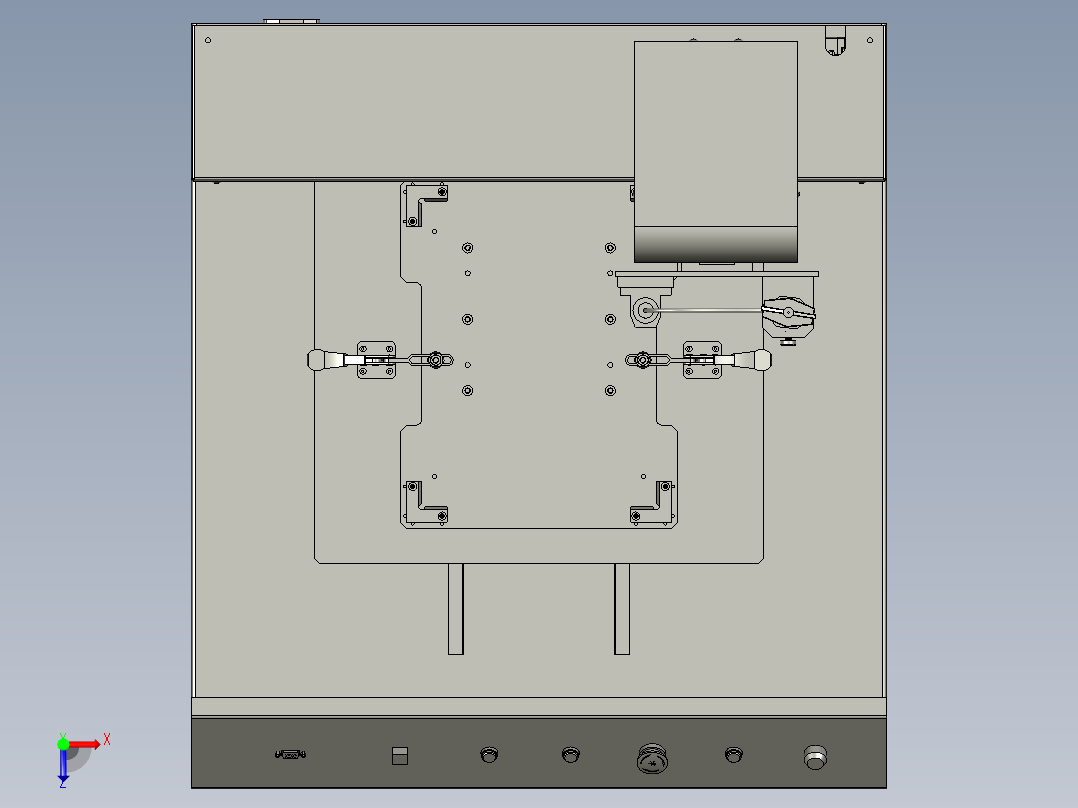 加工用焊锡膏涂覆装置俯视图