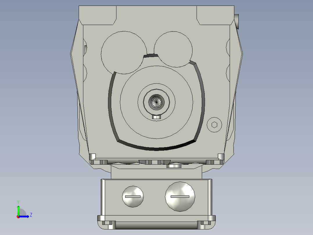 R37DRN80M4功率075KW转速44速比324接线盒角度270出线方向1左视图