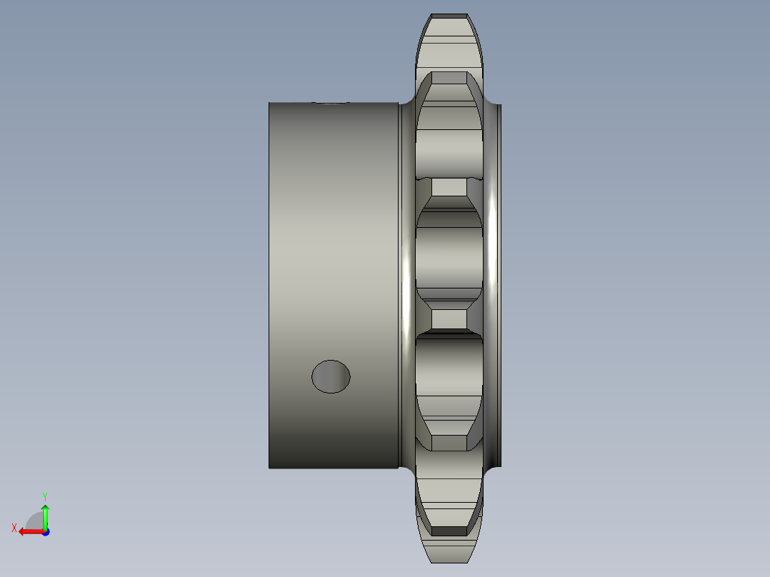 主动链轮10A-13T后视图