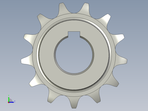 主动链轮10A-13T左视缩略图