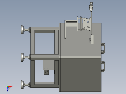 BBBB-负极片分料组件俯视缩略图