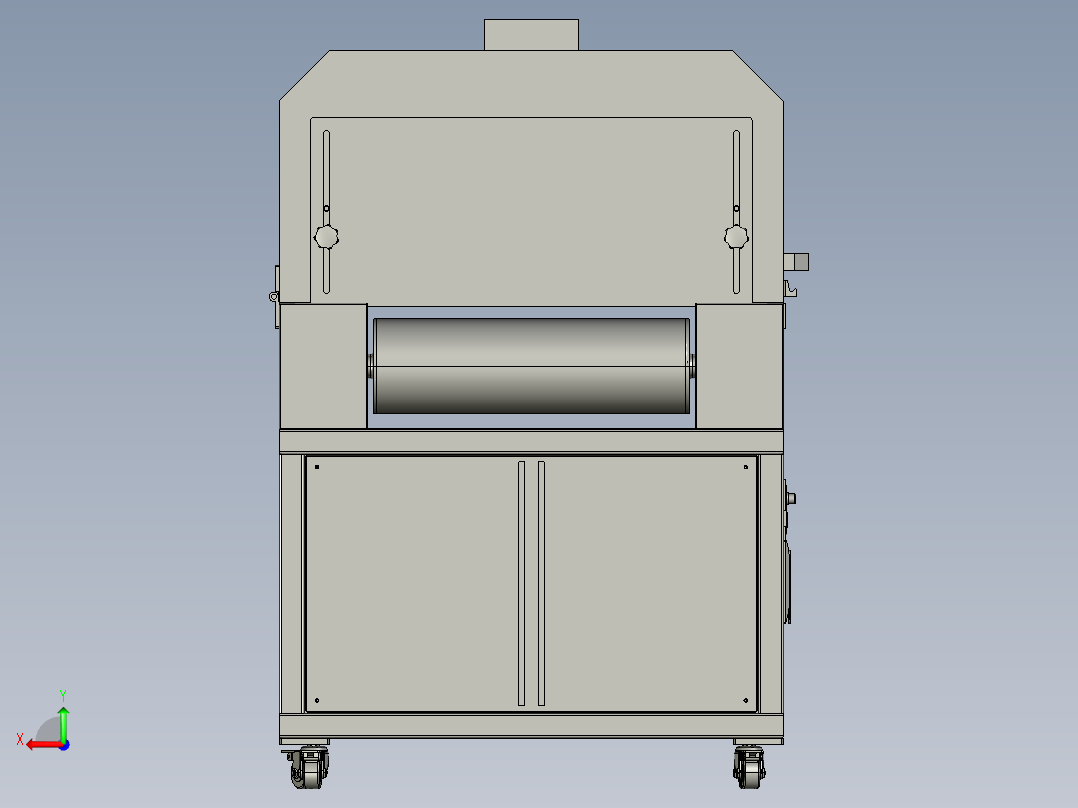 全方位紫外线灭菌炉后视图