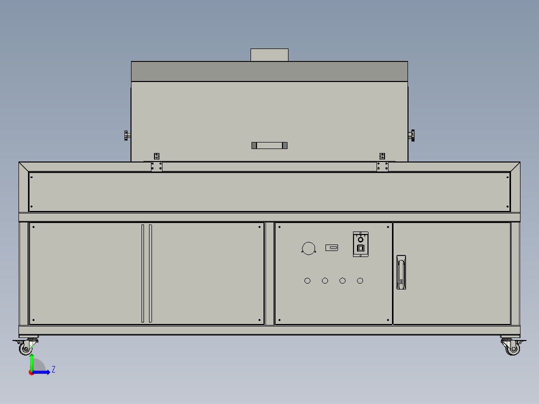全方位紫外线灭菌炉左视图