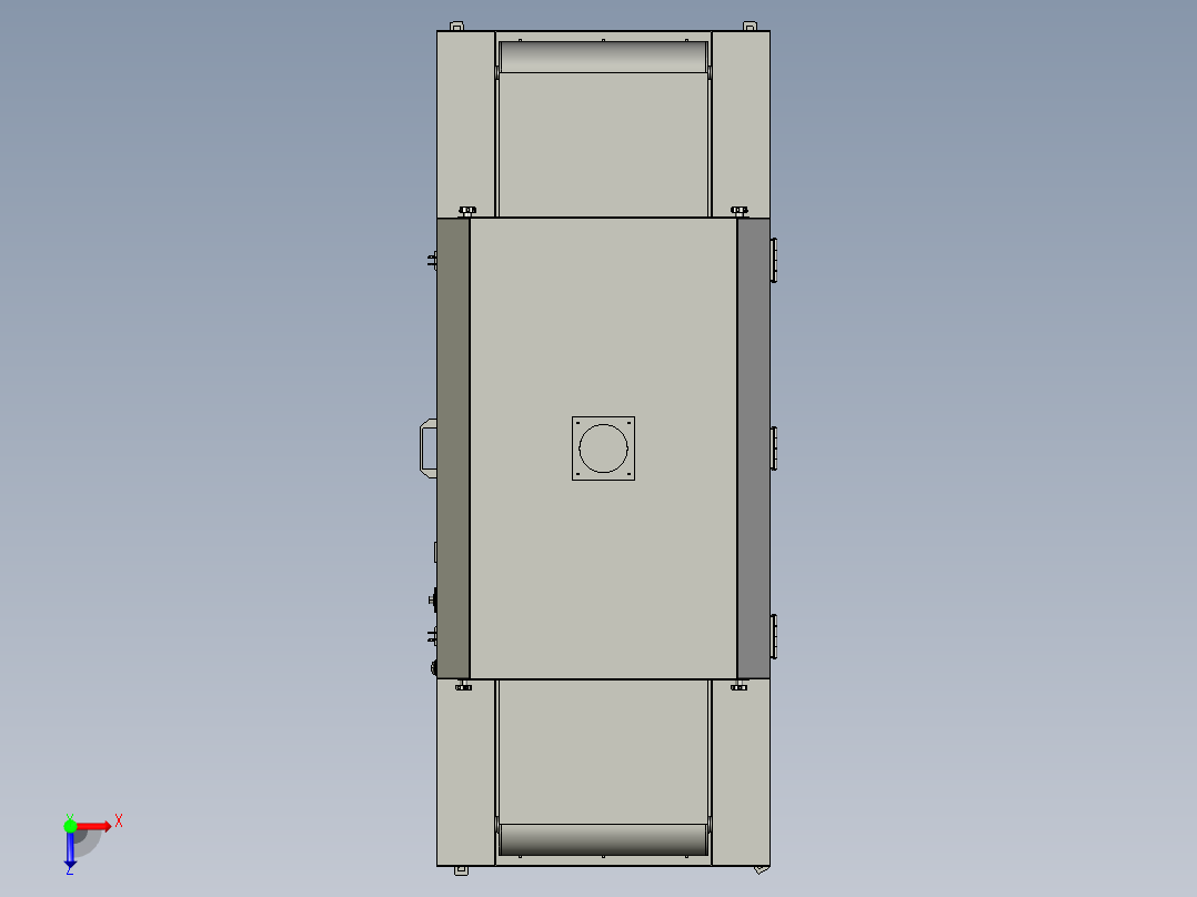 全方位紫外线灭菌炉俯视图