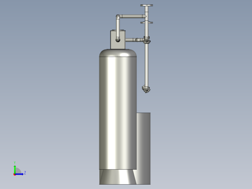 软化水装置组装模块左视缩略图