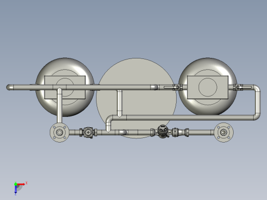 软化水装置组装模块俯视缩略图