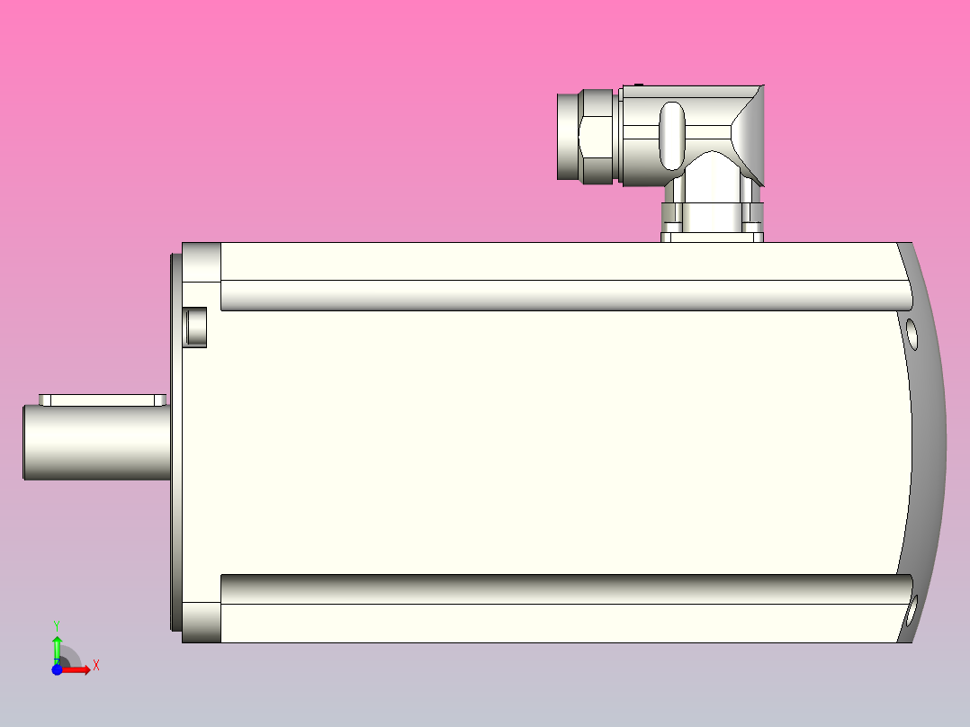 FESTO伺服马达EMMS-AS-100-SK-HS-RRB前视图