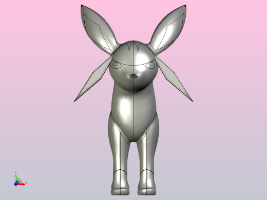 Glaceon 宝可梦前视缩略图