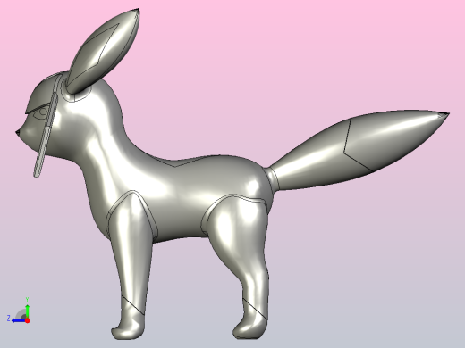 Glaceon 宝可梦右视缩略图