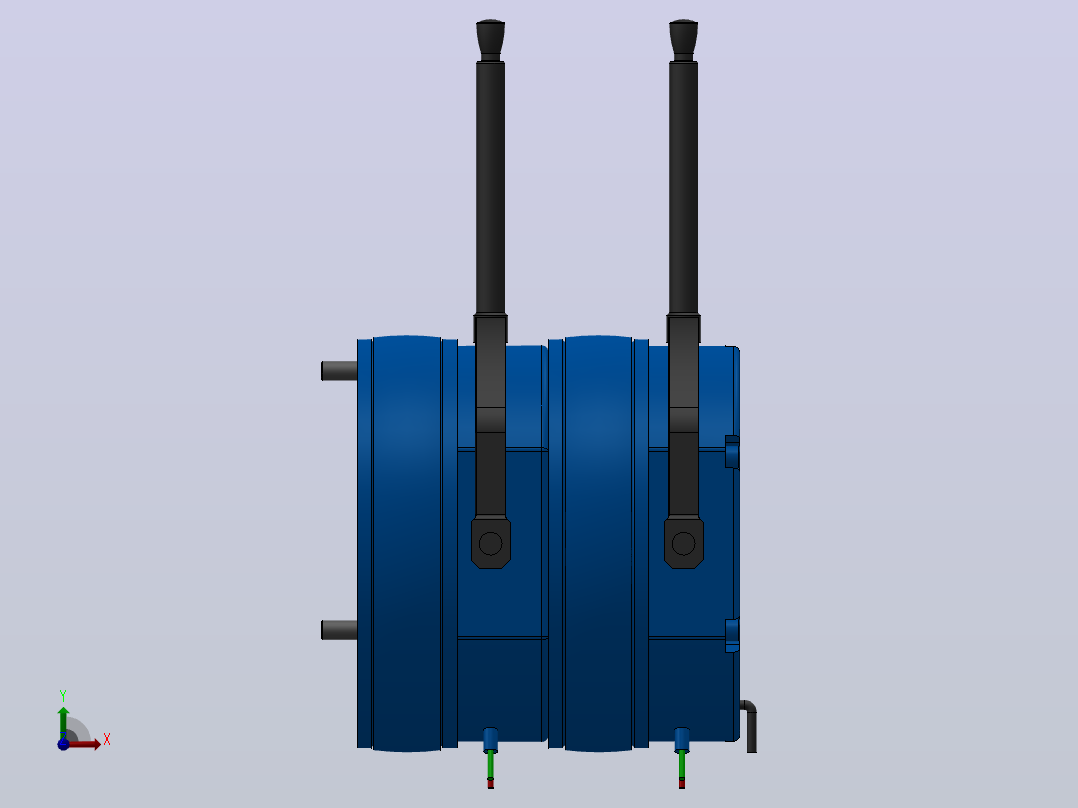 MD-D型电磁圆盘式制动器_MD12-D-25-RL-DC24V前视图